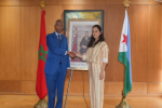 Madame la Directrice Générale reçoit l'Ambassadeur de la République de Djibouti au Maroc