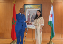 Madame la Directrice Générale reçoit l'Ambassadeur de la République de Djibouti au Maroc